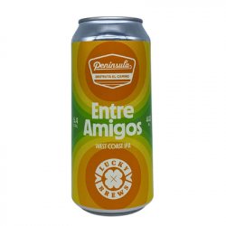 Península & Lucky Brews Entre Amigos West Coast IPA 44cl - Beer Sapiens