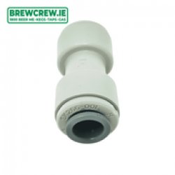 JG PM0408S - Straight Connector - 516 Push Fit to 516 Push Fit - The Brew Crew