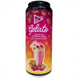 Funky Fluid Gelato: Raspberry & Banana Shake