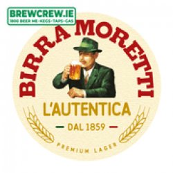 Moretti - Lager - 4.6% ABV - The Brew Crew