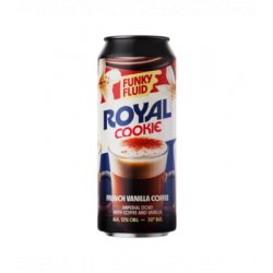 Funky Fluid - Royal Cookie: French Vanilla Coffee - 500ml can - Hopping Borders