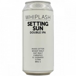 Whiplash  Setting Sun - Rebel Beer Cans