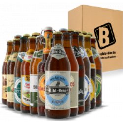 20er Bier-Geschenkbox mit Grußkarte - Hier-gibts-Bier.de