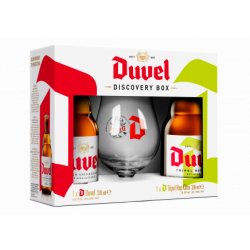 Duvel & Duvel Tripel Hop Gift Pack - 2 x 33cl + 1 Glas - Duvel