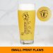 The Craft Diaries BEVZ - MINOR PRINT FLAWS - 480ml Willi Becher Craft Beer Glass 