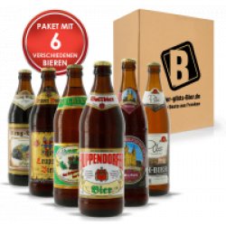 6er Bier-Geschenkbox mit Grußkarte - Hier-gibts-Bier.de