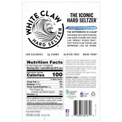 White Claw Seltzer Works Blackberry