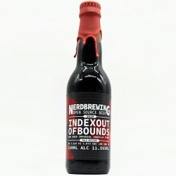 Nerd Brewing - Indexoutofbounds Oak Aged Imperial Vanilla Stout Mole Edition - 11.5% ABV - 330ml Bottle - The Triangle