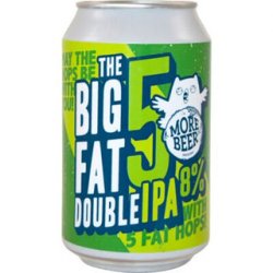 Uitlje The Big Fat Five Double IPA 330ml BB 160524 - The Beer Cellar