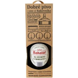 Tradiční pivovar v Rakovníku Bakalář Za studena chmelený / Dry Hopped Lager Tradiční pivovar v Rakovníku Bakalář Za studena chmelený / Dry Hopped Lager