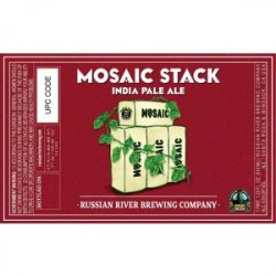 Russian River Mosaic Stack IPA 510ML - Bine & Vine