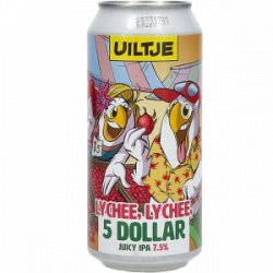 Het Uiltje Lychee Lychee 5 Dollar Juicy IPA - Drankgigant.nl