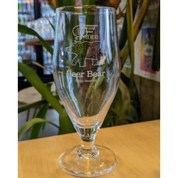 Beer Bear 12 Pint Tulip Glass - MK Biergarten