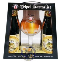 Pack Karmeliet 4x33cl - 1 glass - BelgianShop