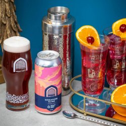 Vault City  Quality Drops - Singapore Sling - 6.4% Cocktail Sour - 440ml Can - The Triangle