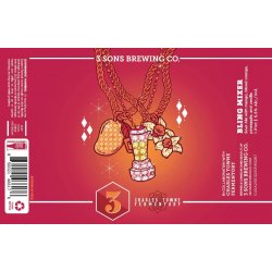 Cloudwater 3 Sons Brewing w Charlestown Fermentory - Bling Mixer - Sour Ale - Cloudwater