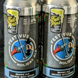 Full Pint Festivus Spiced Brown Ale 4 pack16oz cans - Beverages2u