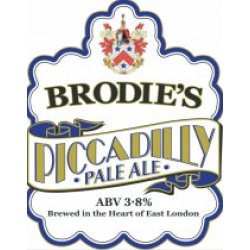 Brodies Picadilly Pale Ale (Cask) - Pivovar