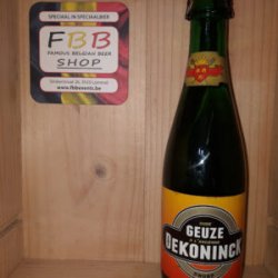 Dekoninck oude geuze - Famous Belgian Beer