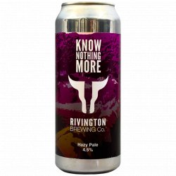 Rivington Brewing Co - Know Nothing More - Left Field Beer