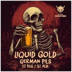 MONSTERS LIQUID  GOLD PILS - Sklep Impuls