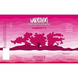 Skygazer Brewing Company Watercolors Monochromatic - Raspberry