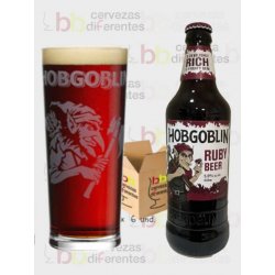 Wychwood Hobgoblin Pack 6 botellas 50 cl y 1 vaso - Cervezas Diferentes