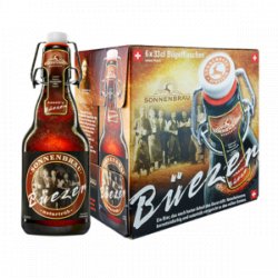 Sonnenbräu Büezer Bier 4,8% Vol. 24 x 33 cl EW Flasche - Pepillo