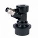 Ball-lock disconnect beer for soda-keg 