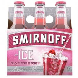 Smirnoff Ice Raspberry Burst 6 pack 12 oz. Bottle - Petite Cellars
