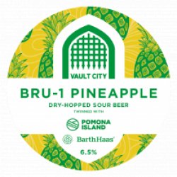 Vault City Bru-1 Pineapple Sour (Keg) - Pivovar