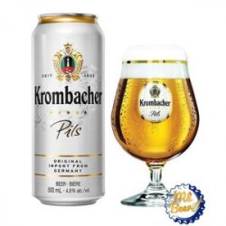 Krombacher Pils 4.8% Đức  Lon 500ml  Thùng 24 lon - BIA NHẬP ĐÀ NẴNG