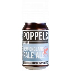 Poppels - Bryggeri New England Pale Ale 4.7% ABV 330ml Can - Martins Off Licence