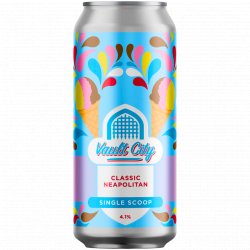 Vault City Brewing Classic Neapolitan Single Scoop Vault City Brewing Classic Neapolitan Single Scoop