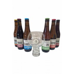 Super 8 Mixed Beer Case & FREE Beer Glass - The Belgian Beer Company
