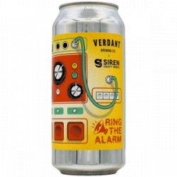 Verdant X Siren – Ring the Alarm - Rebel Beer Cans