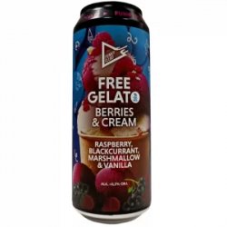 Funky Fluid Free Gelato: Berries & Cream
