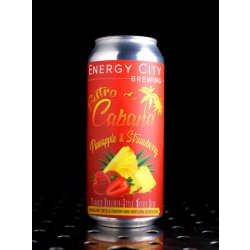 Energy City  Bistro Cabana Pineapple & Strawberry  Smoothie Berliner Weisse Ananas Fraise  6,5% - Quaff Webshop