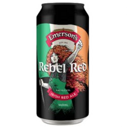 Emersons Rebel Red Irish Red Ale 440ml - The Beer Cellar