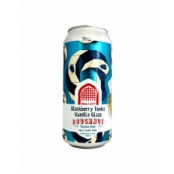 Vault City Brewing Blackberry Tonka Vanilla Glaze Doughnut