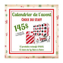 Calendrier de lAvent  Choix du Staff  - Caisse de 24 bières - La Bière à Boire