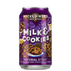 Wicked Weed Milk & Cookies Imperial Stout 2412 oz cans - Beverages2u