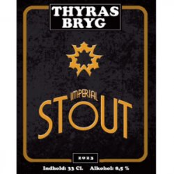 Thyras Bryg Stout 2023 - ØL2GO