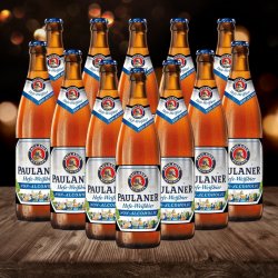 Paulaner Alcohol Free Weissbier 500ml Bottles - 0.0% ABV (Multipack) - Beerhunter