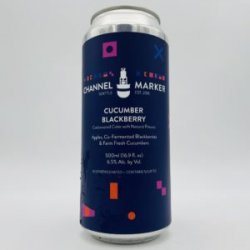 Channel Marker Cucumber Blackberry Cider Can - Bottleworks