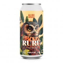 Alibi Brewing Ruru Hazy Pale Ale 440mL - The Hamilton Beer & Wine Co