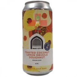 Vault City Brewing  Toasted Coconut Lemon Drizzle Doughnut 44cl - Beermacia