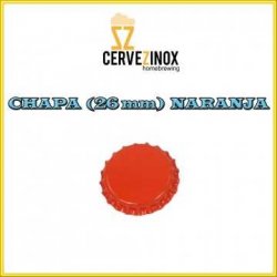 Chapa (26 mm) Naranja - Cervezinox