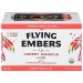 Flying Embers Cherry Hibiscus Lime Kombucha 6 pack 12 oz. Can 