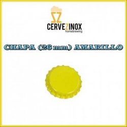 Chapa (26 mm) Amarillo - Cervezinox